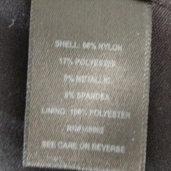 TORRID‎ Black & Silver Shimmer Knotted dress Sz. 1 (1X) - Picture 11 of 12